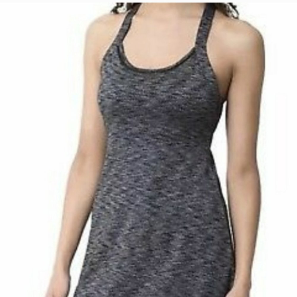 MPG | Racerback Dress with Mesh Trim, Size L